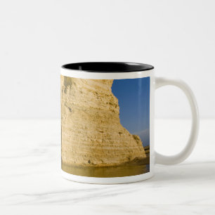 Het sleutelgat van de Monument Rocks ook bekend al Tweekleurige Koffiemok