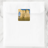 Het sleutelgat van de Monument Rocks ook bekend al Vierkante Sticker (Tas)
