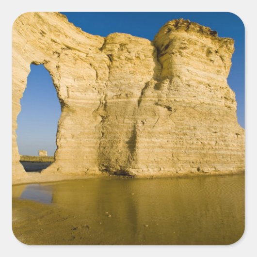 Het sleutelgat van de Monument Rocks ook bekend al Vierkante Sticker (Voorkant)
