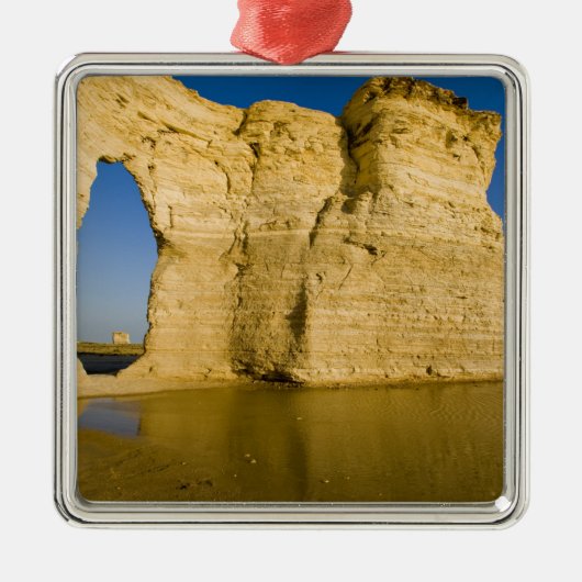 Het sleutelgat van het Monument Rocks o.b.a. Chalk Metalen Ornament (Voorkant)