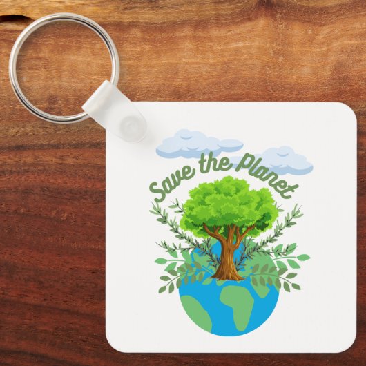 Het Sleutelhanger Planet opslaan (Voorkant)