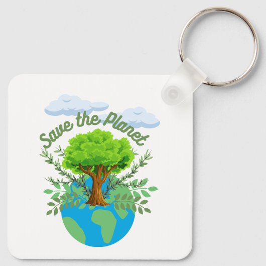 Het Sleutelhanger Planet opslaan (Achterkant)