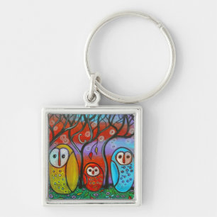 Het Sleutelhanger van de familie Owl