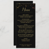 Het slijten van het Sparkles Wedding Menu (Voorkant / Achterkant)