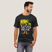 Het slimme Beer Elf Sunflower Funny kerstcadeau T-shirt (Voorkant volledig)
