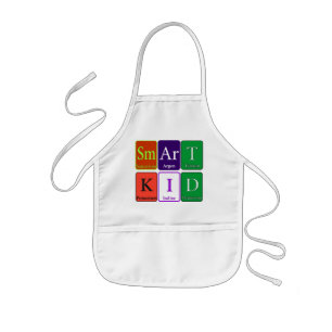 Het slimme die Apron van het Kind in de Periodieke Kinder Schort
