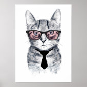 Het slimme Kat van Panka Poster (Voorkant)