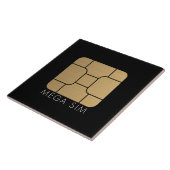 Het slimme megaformaat van de Kaart SIM Tegeltje (Zijkant)