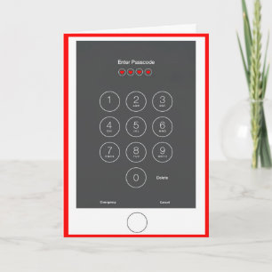 Het slimme Wenskaart van de Telefoon Feestdagen Kaart