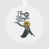 het slinger pistool complot ornament (achterkant)