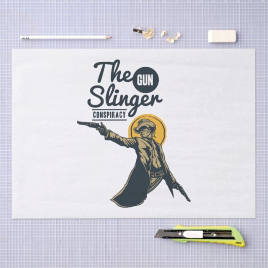 Het Slinger pistool samenzwering Tissuepapier (Craft)