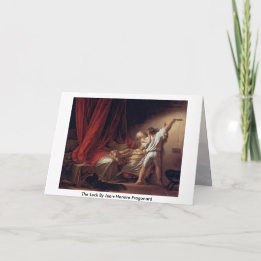 Het slot door Jean-Honore Fragonard Kaart (Voorkant)
