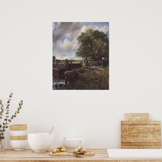 Het slot - John Constable Poster (Keuken)