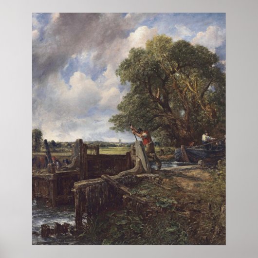 Het slot - John Constable Poster (Voorkant)
