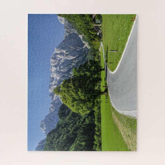 Het Sloveense Puzzle-landschap - Logar-vallei Legpuzzel (Verticaal)