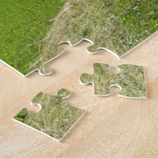 Het Sloveense Puzzle-landschap - Logar-vallei Legpuzzel (Zijkant)