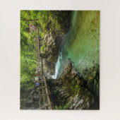 Het Sloveense Puzzle-landschap - Vintgar Gorge Legpuzzel (Verticaal)