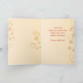 Het Slowaakse Kruis, de Wervelingen, de Bloemen & Feestdagen Kaart (Binnen)