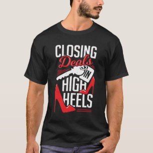 Het sluiten overeenkomsten op hoge hoogte  t-shirt