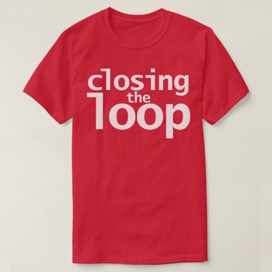 Het sluiten van de Lijn T-shirt (Design voorkant)