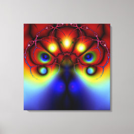 Het sluiten van van het Schaduwen Wrapped Canvas Afdruk