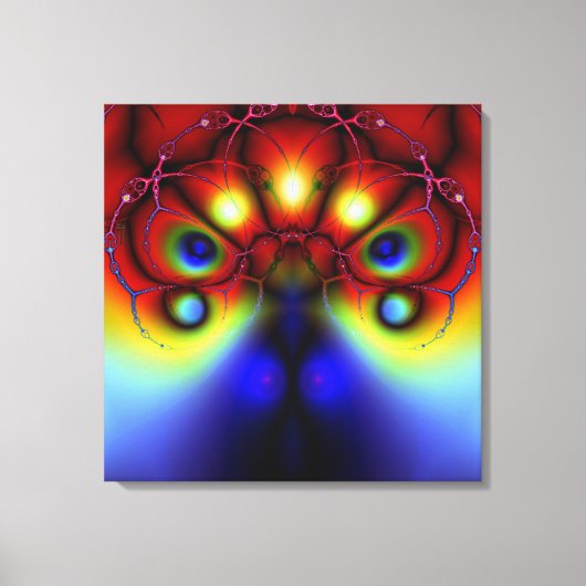 Het sluiten van van het Schaduwen Wrapped Canvas Afdruk (Voorkant)