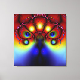 Het sluiten van van het Schaduwen Wrapped Canvas Afdruk