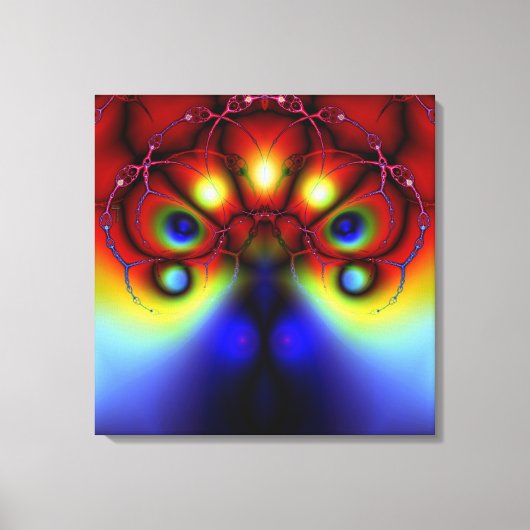 Het sluiten van van het Schaduwen Wrapped Canvas Afdruk (Voorkant)