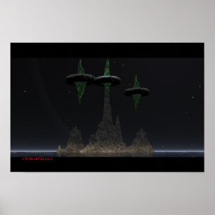 Het Smaragden Eiland Poster