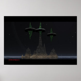 Het Smaragden Eiland Poster