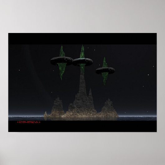 Het Smaragden Eiland Poster (Voorkant)