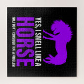 Het smelten als een paard is geen probleem legpuzzel (Horizontaal)