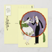 Het smelten van de Rozen Briefkaart (Voorkant / Achterkant)