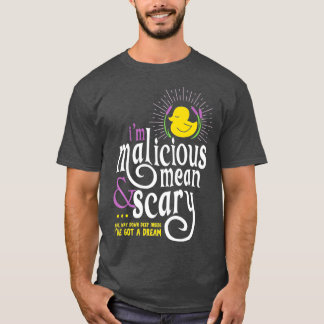 Het smokkelende kwaadwillige middel is eng t-shirt