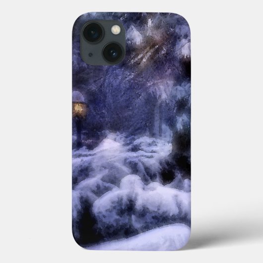 Het sneeuw BosSprookjesland van de Winter Case-Mate iPhone Case (Achterkant)