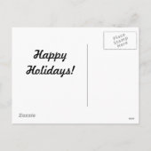 Het sneeuw Briefkaart van Border collie (Achterkant)