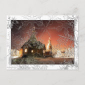 Het sneeuw Briefkaart van Kerstmis (Voorkant)