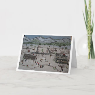 Het sneeuwballengevecht kaart