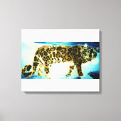 HET SNEEUWE LEOPARD canvas Afdruk (Voorkant)