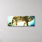 HET SNEEUWE LEOPARD canvas Afdruk (Voorkant)