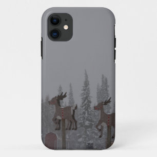 Het sneeuwen Kerstman van het Ijs van de Sneeuw Case-Mate iPhone Case