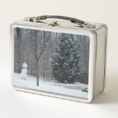 Het Sneeuwmannen Winterlandschap van de Buurman (Voorkant)