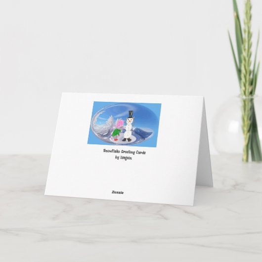 Het sneeuworkest ⛄️ bedankkaart (Achterkant)