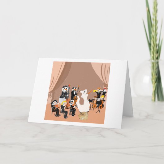 Het sneeuworkest ⛄️ bedankkaart (Voorkant)