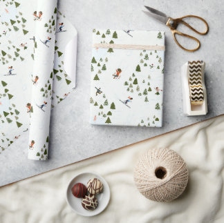 Het sneeuwt! cadeaupapier