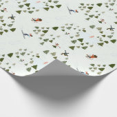Het sneeuwt! cadeaupapier (Hoek)