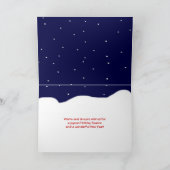 Het sneeuwt... feestdagen kaart (Binnen)