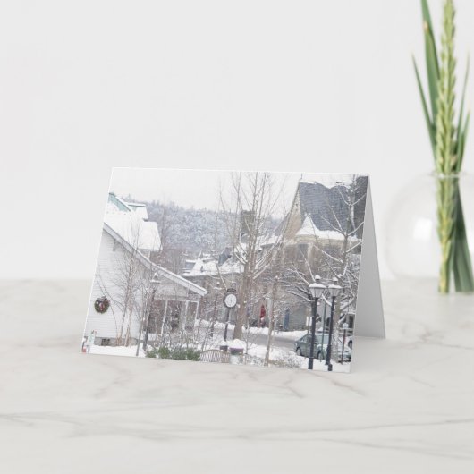 Het sneeuwt in Milford Kaart (Voorkant)