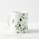 Het sneeuwt! koffiemok (Voorkant links)