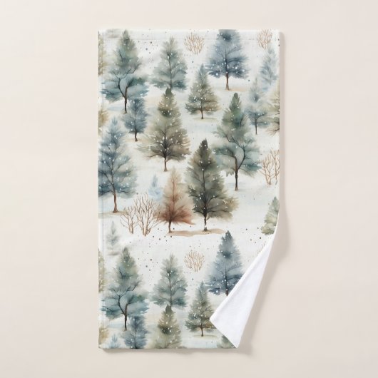 Het sneeuwt op brandbomen - bad handdoek (Handdoek)